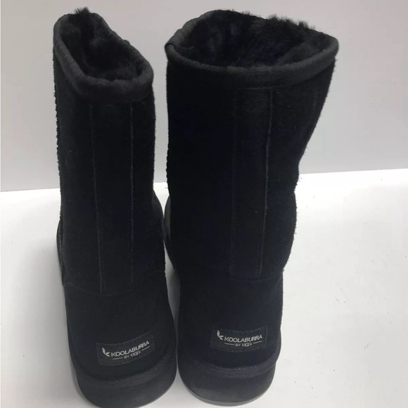 Koolaburra Men's Burra Short Winter Boot Black Size 10M - Picture 4 of 6